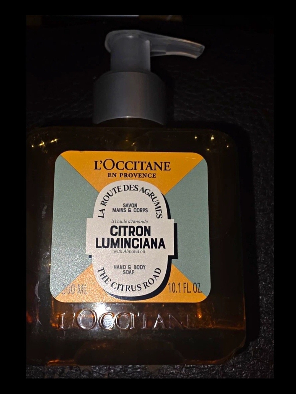 L’Occitane Citron Luminciana Hand & Body Soap 10.1 oz NEW Limited Edition!